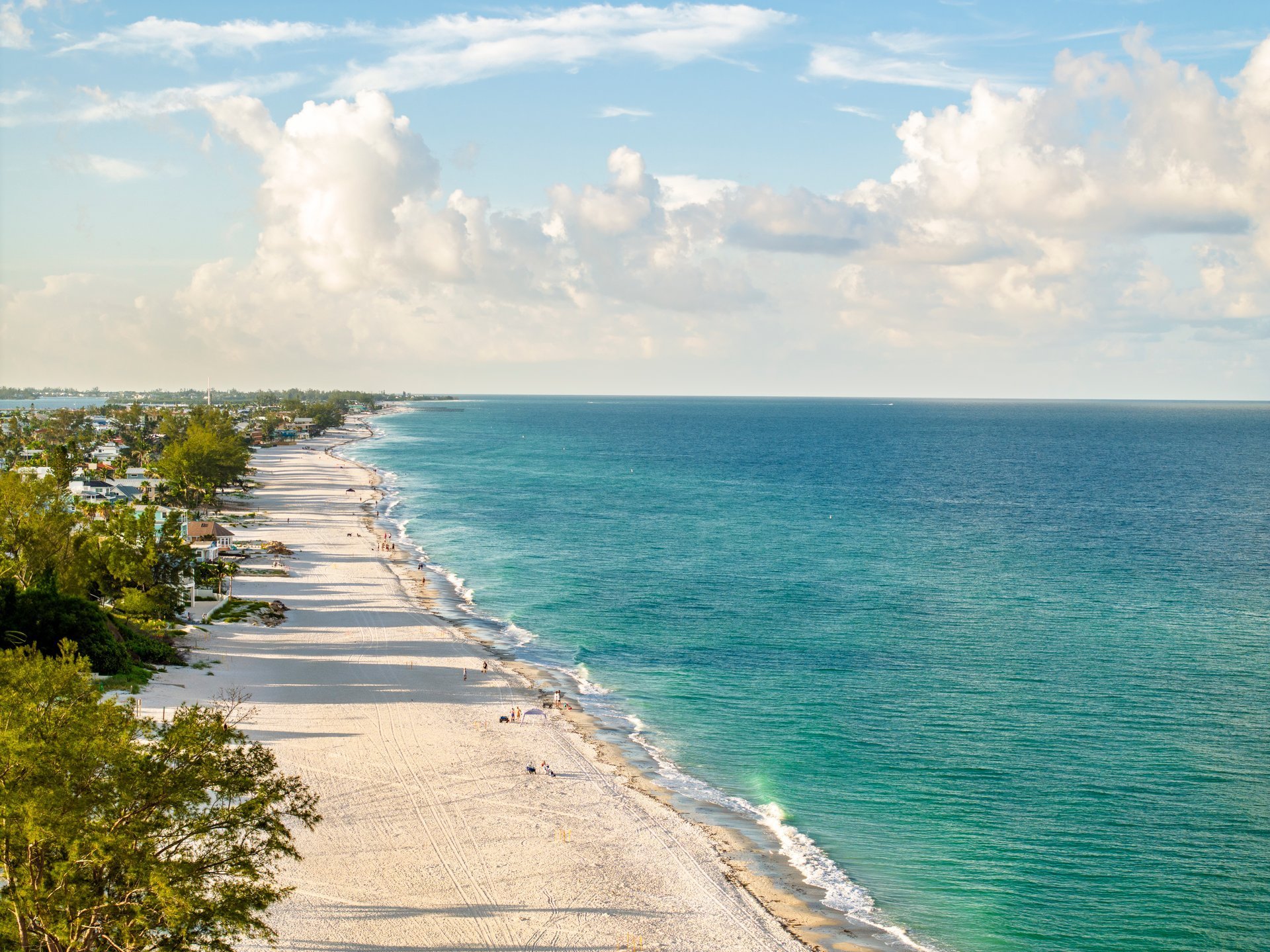 Aerial view of Anna Maria Island